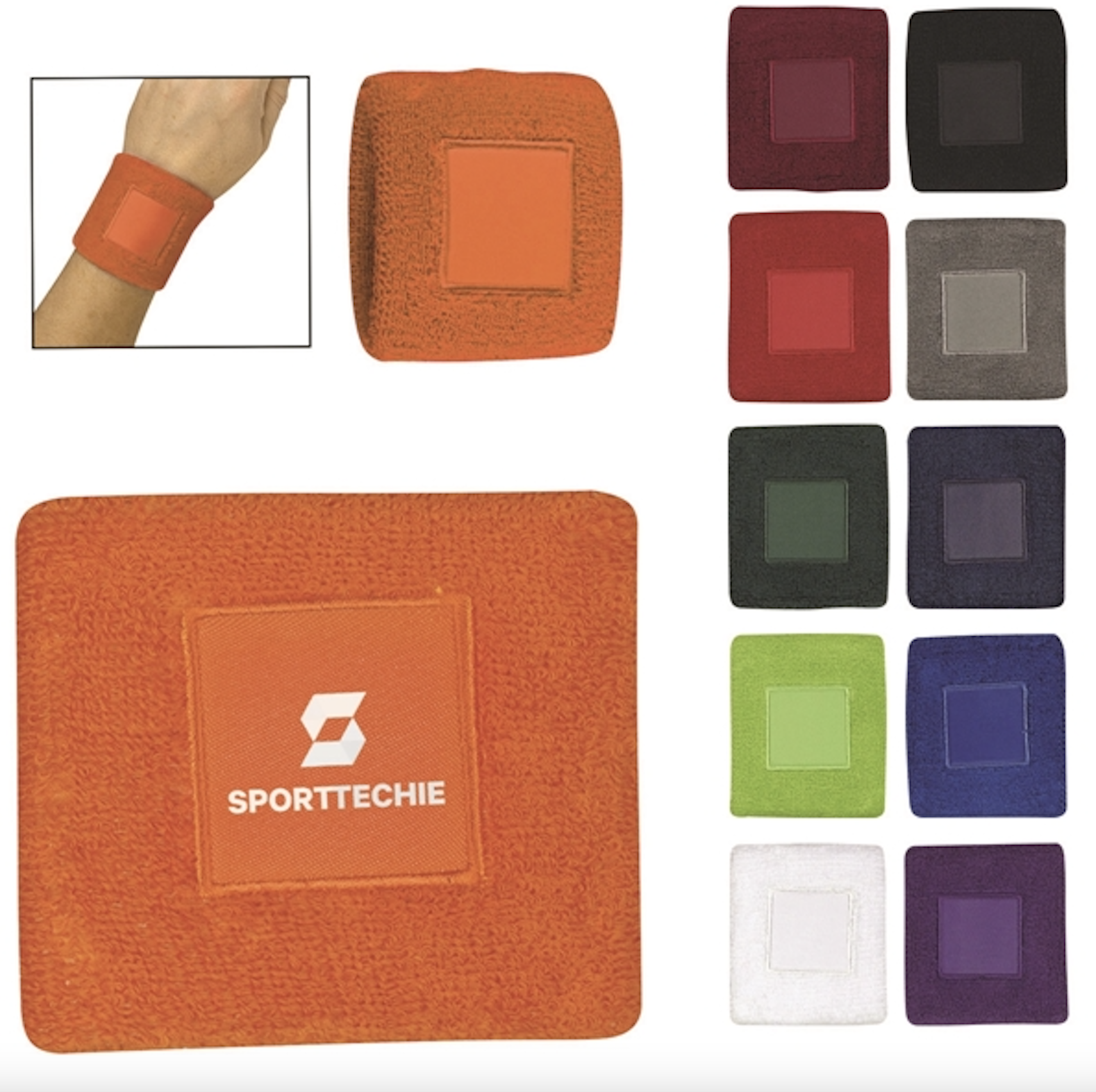 Cotton Wristband with Patch 2