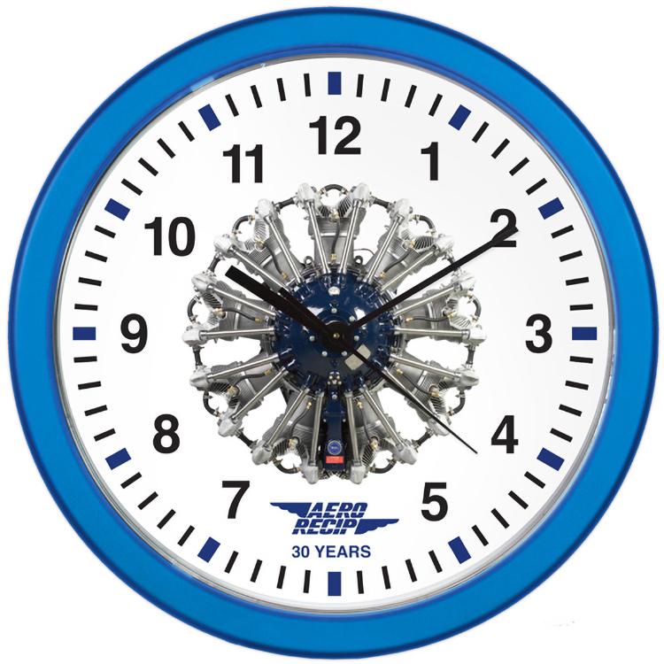 10" Diameter Economy Wall Clock with Full Colour Imprint 2