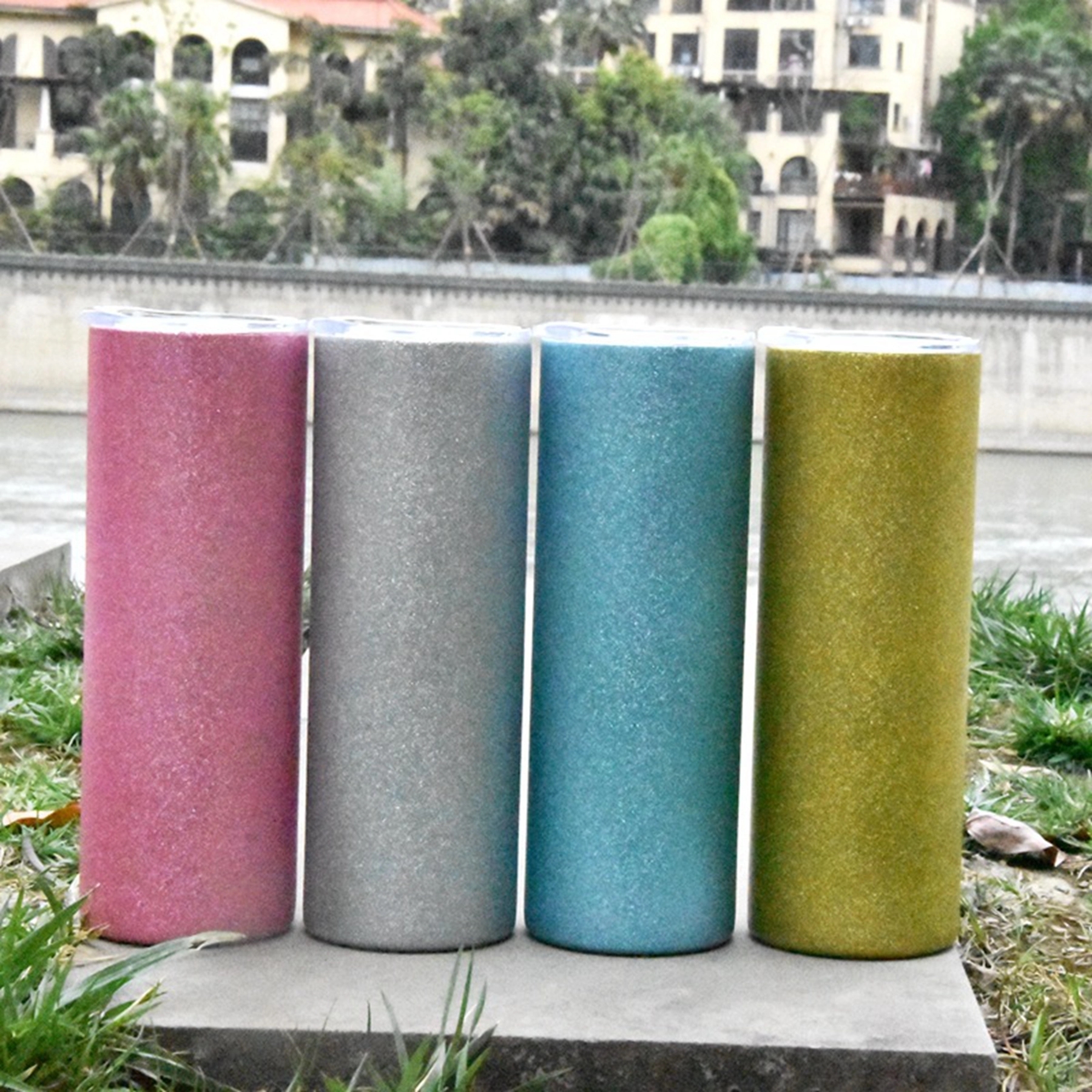 20 OZ. Tumbler with Lid & Colored Powder 6