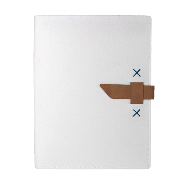 Hubbard Dye-Sublimated Felt Padfolio 56