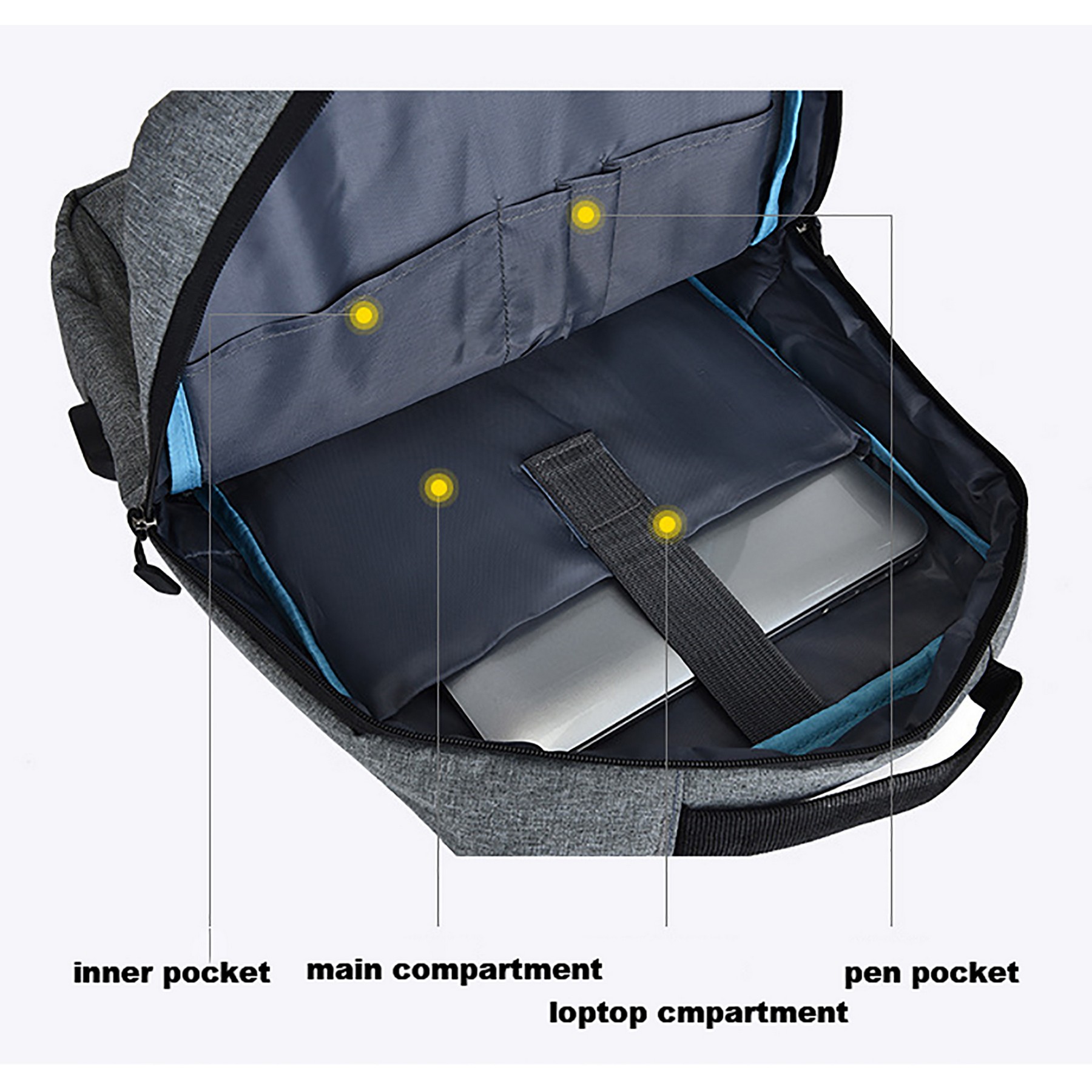 Travel Backpacks With Usb Charging Port Laptop Backpack 5