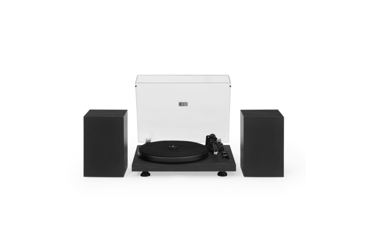 Crosley C62 Record Player with Speakers - Black 1