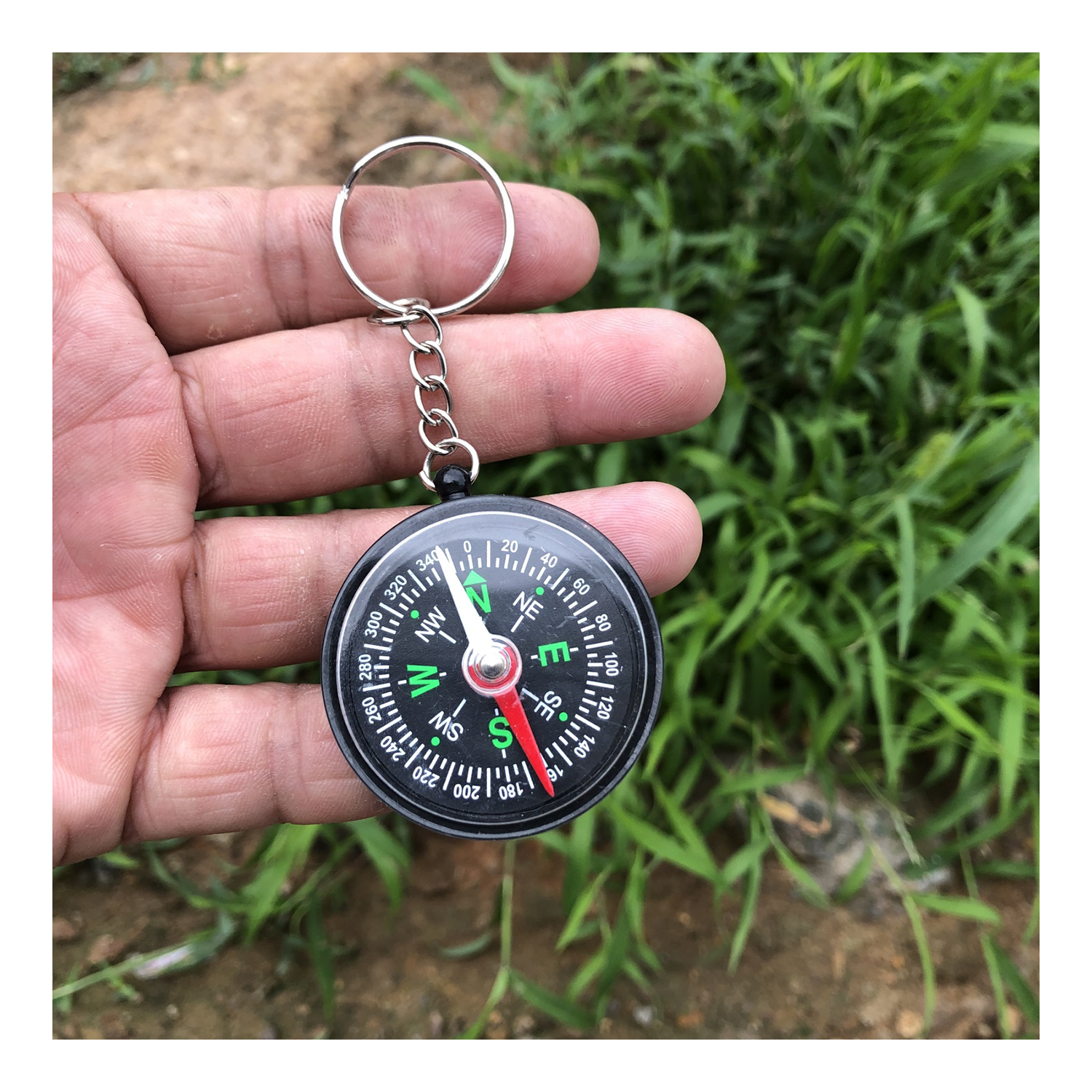 Compass Keychain 4