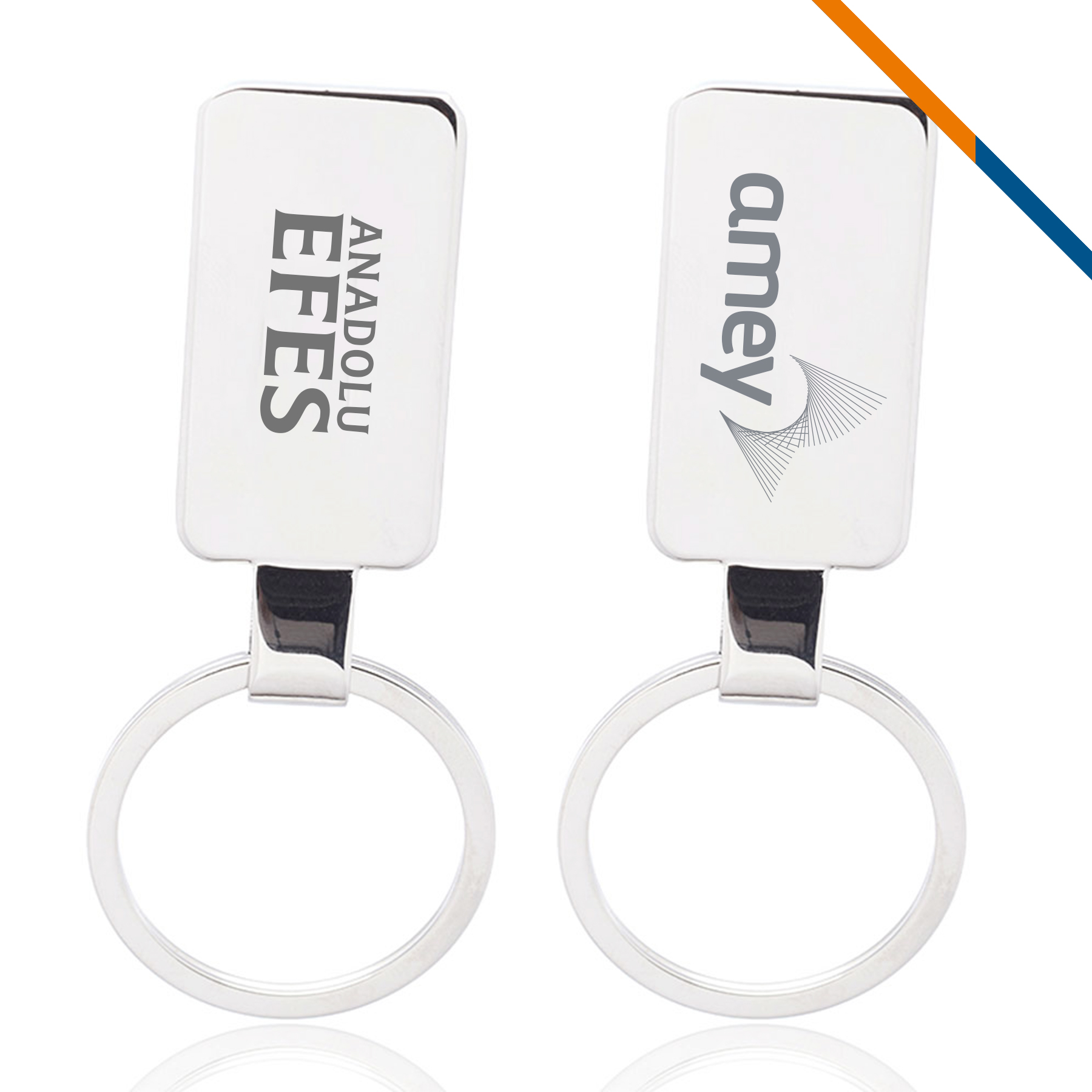 Pete Reflection Metal Keychains 2