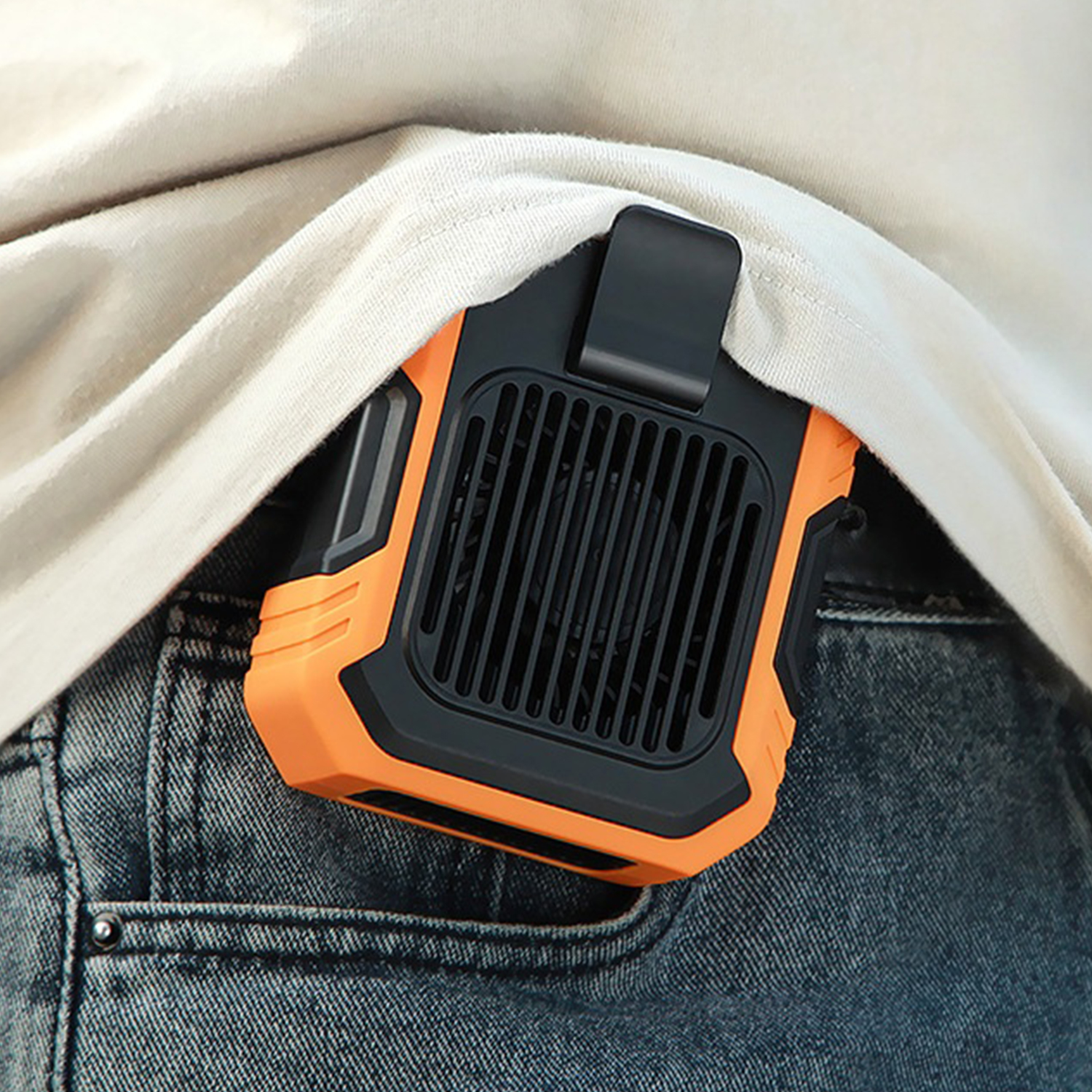 Portable 4000mAh Outdoor Waist Mounted Fan 3