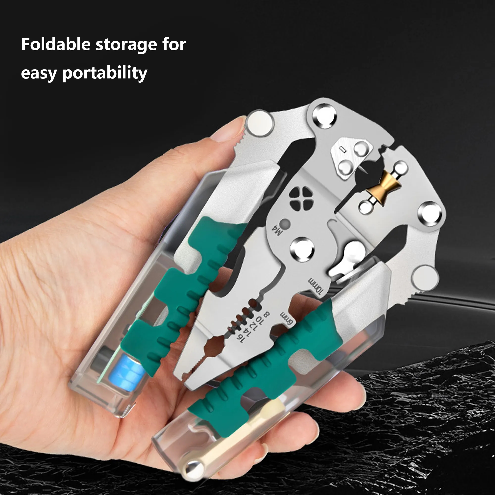 8-in-1 Multifunctional Foldable Wire Stripper 2