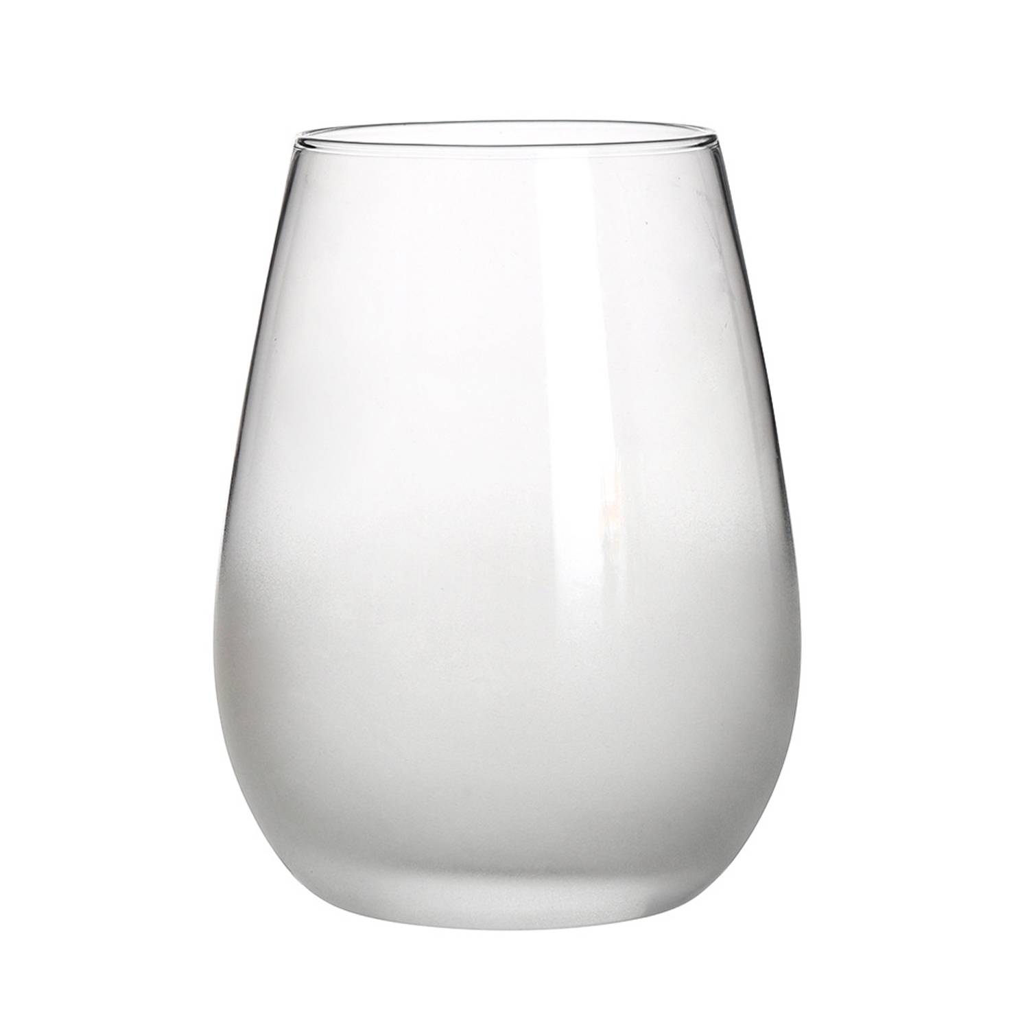 17oz Clear Stemless Wine Glass 3