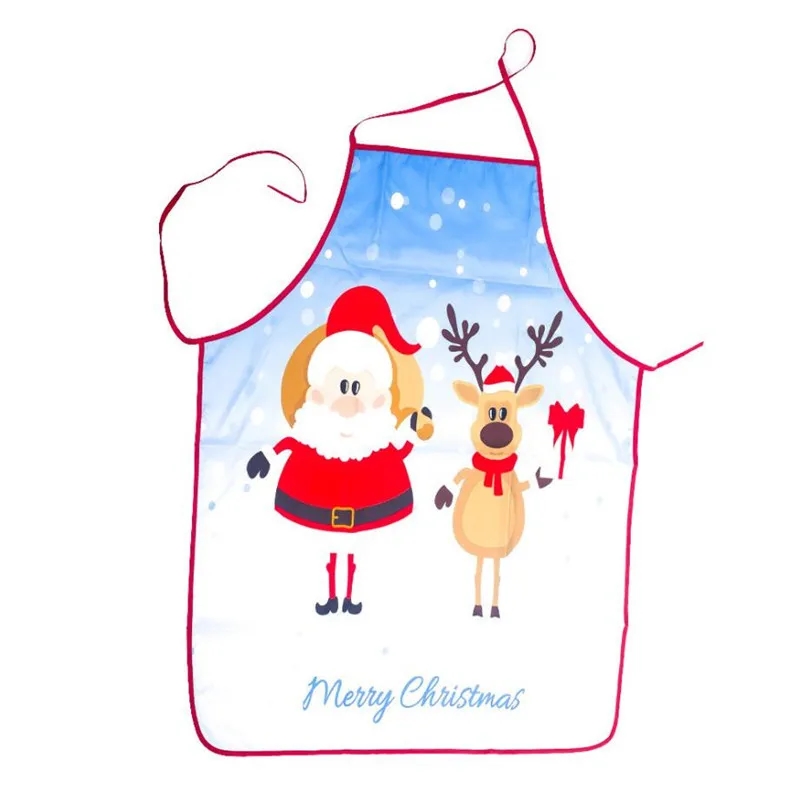 Christmas Print Apron Kitchen Cooking 6