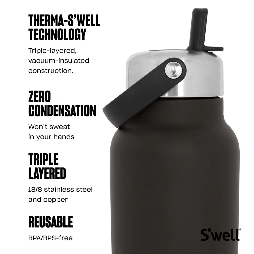 S'well® Explorer Bottle w/ Flip Straw - 32oz 12