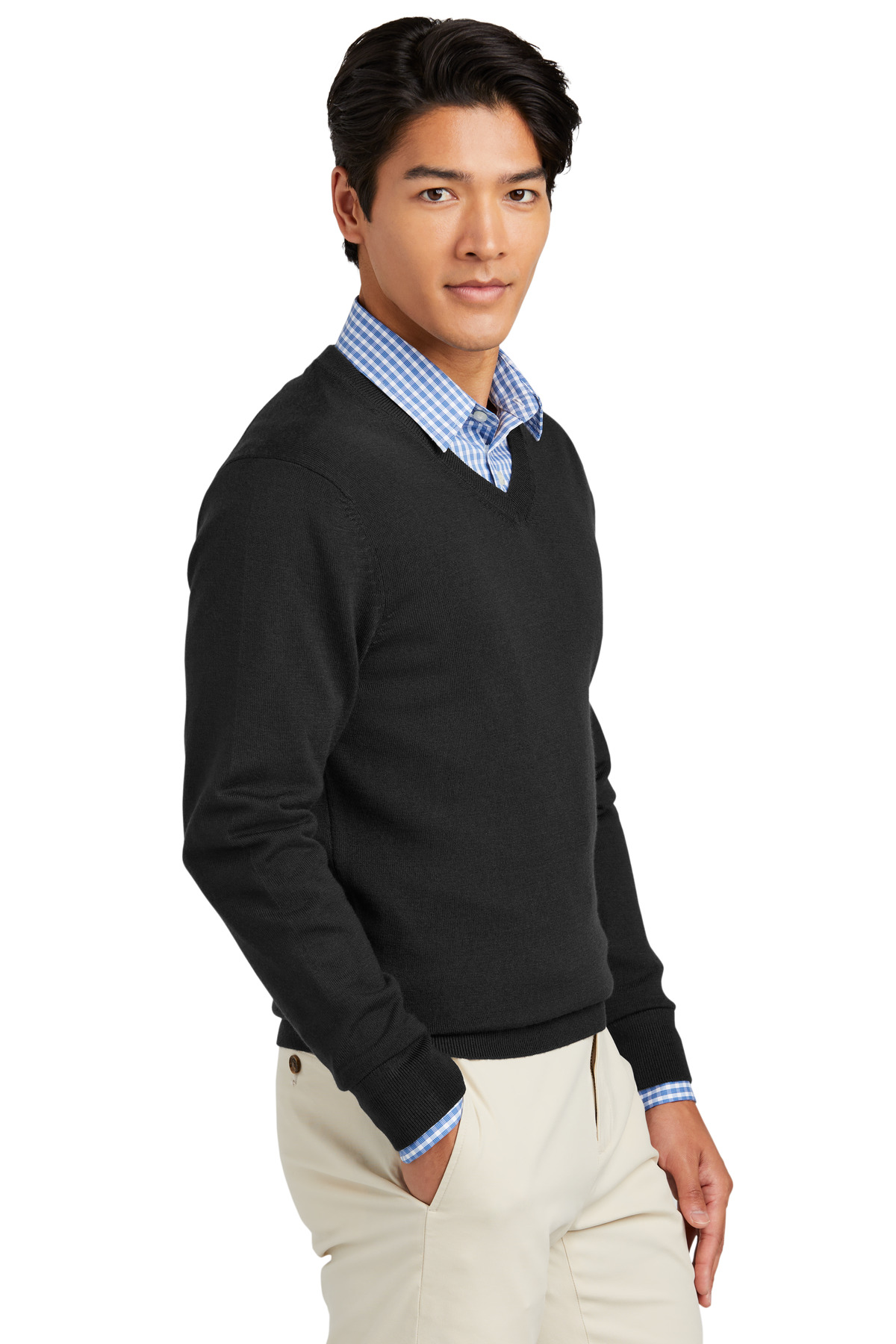 Washable Merino V-Neck Sweater