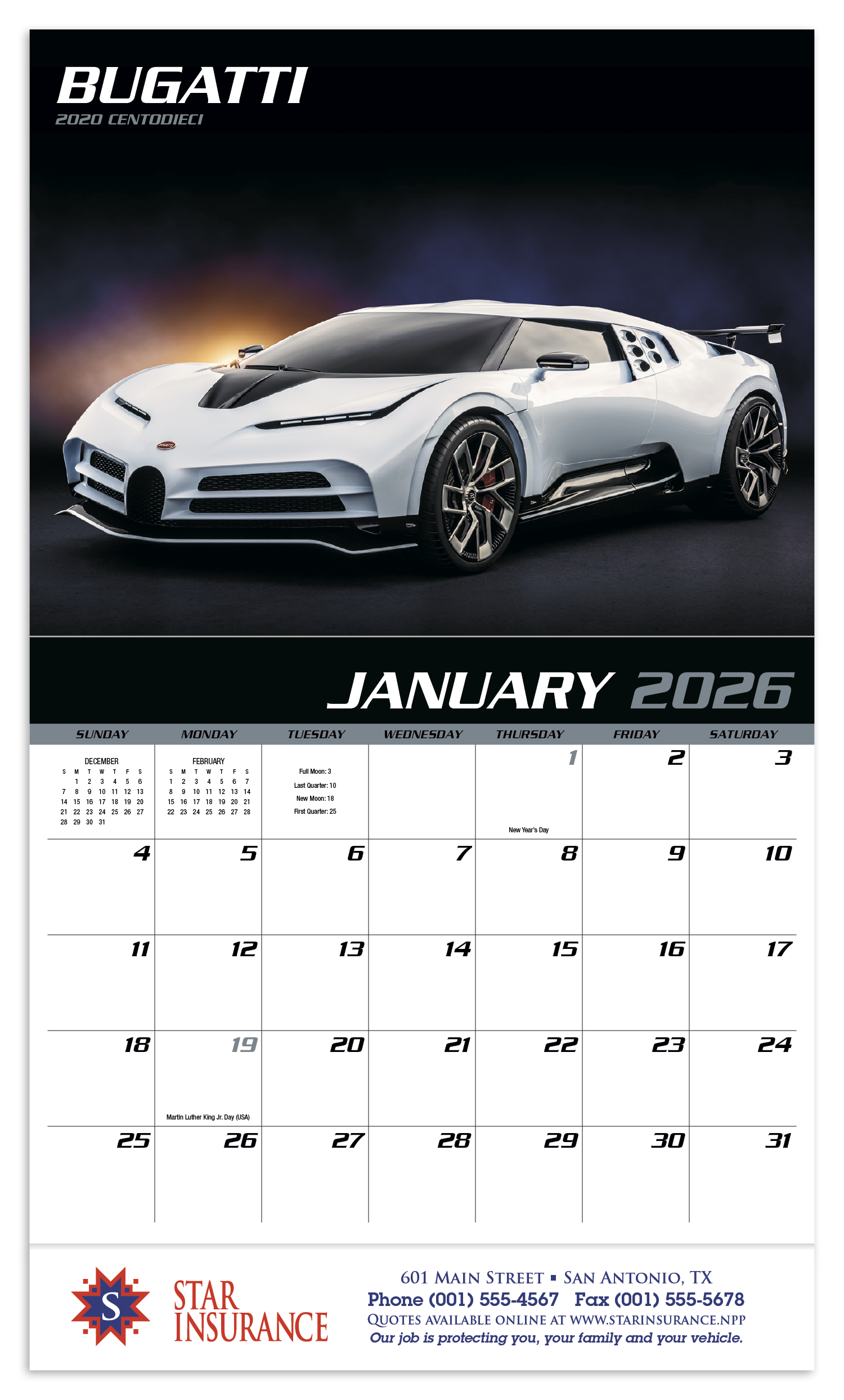 HotLine® Products Fast Trax® Appointment Calendar - Stapled 15