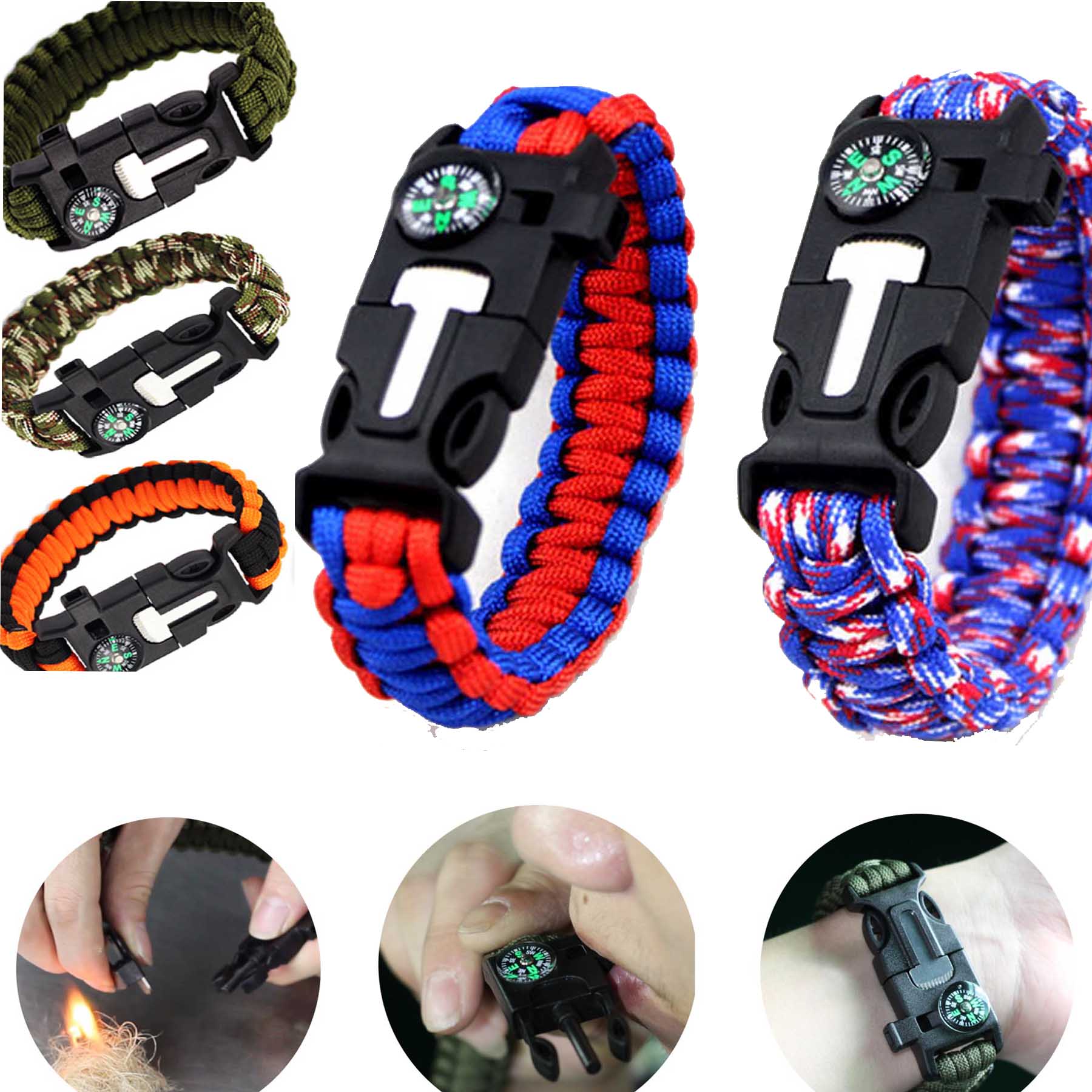Outdoor Survival Bracelet 3