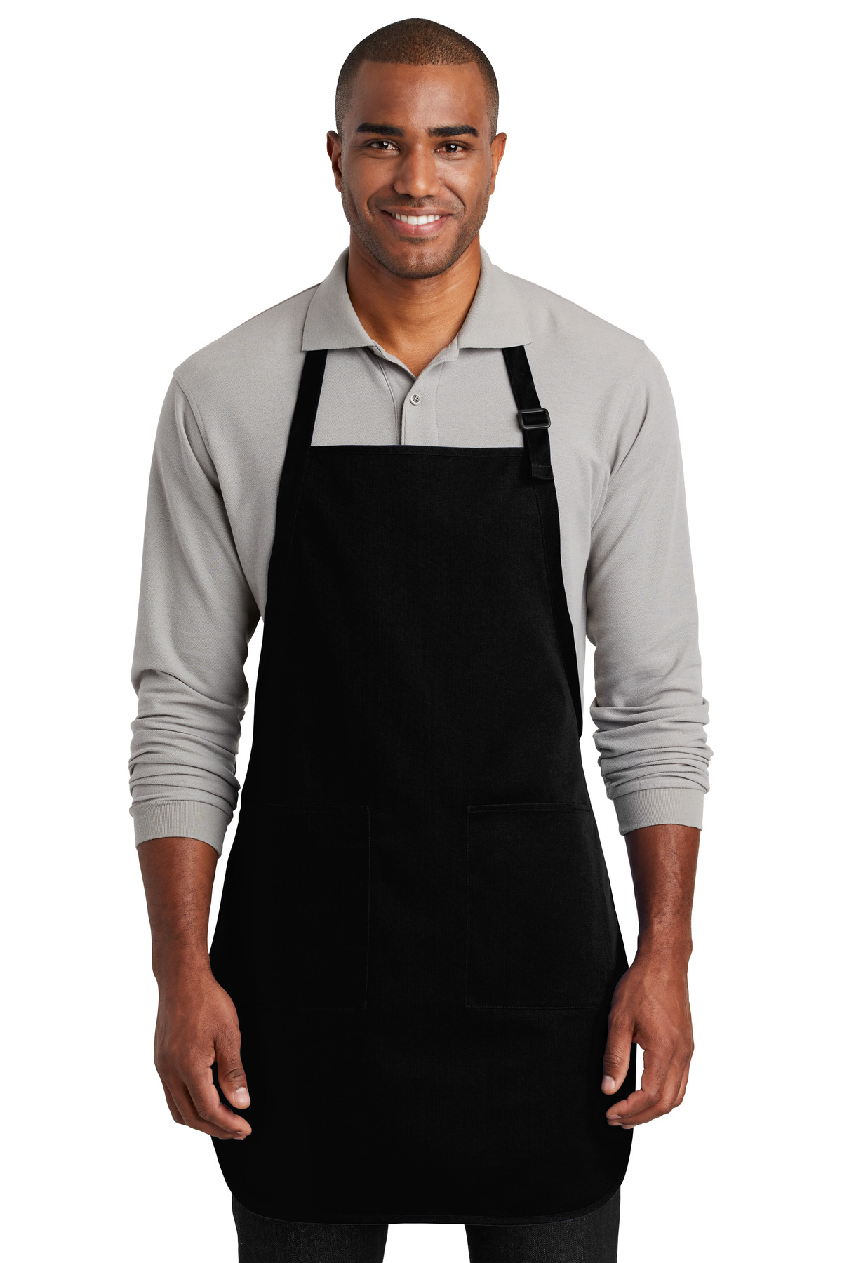 Full-Length Two-Pocket Bib Apron
