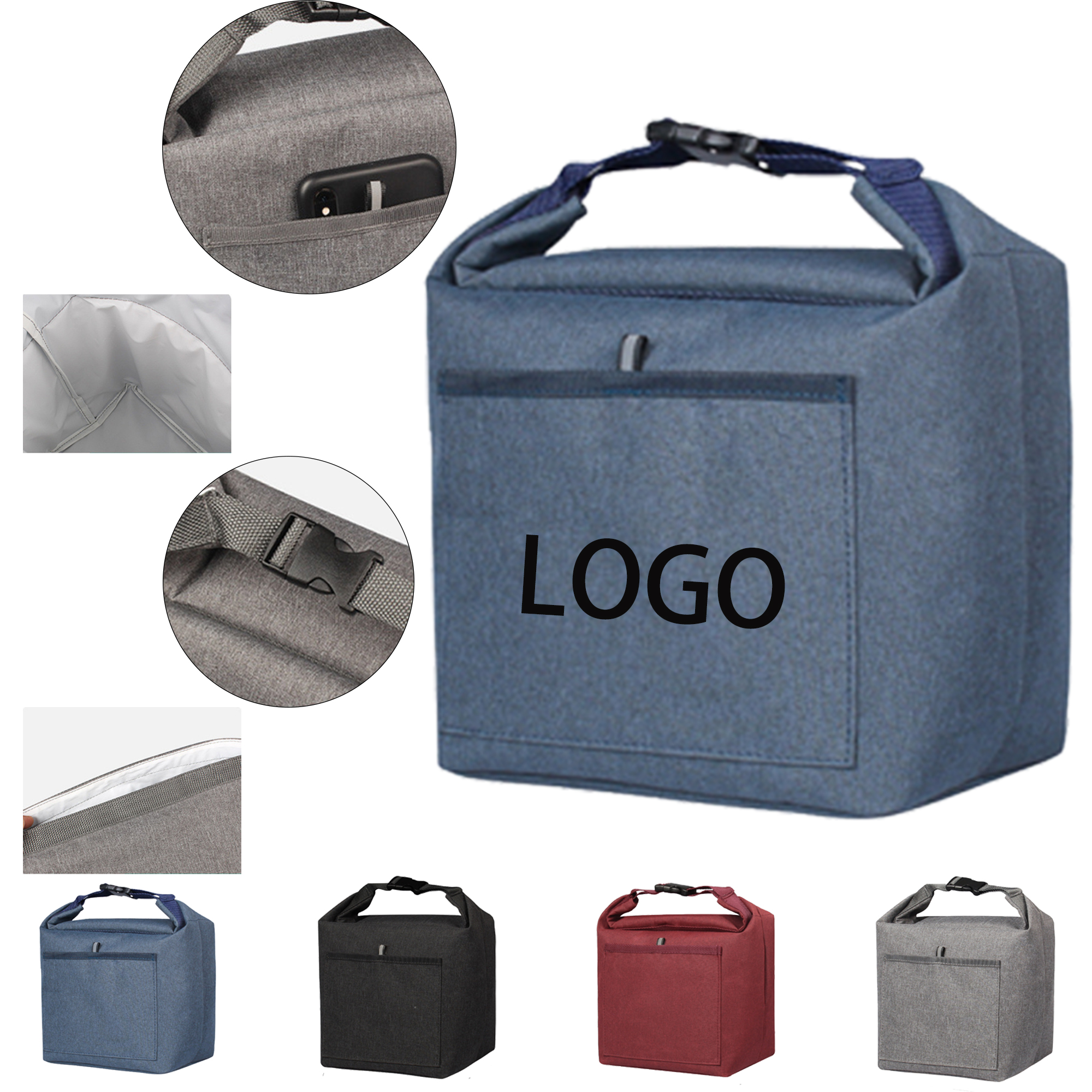 Student Bento Lunch Tote Insulated Bag 3