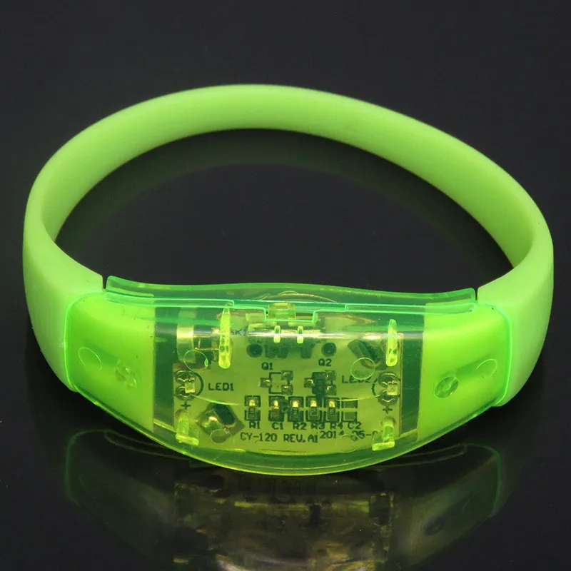 LED Light Up Wristband Flashing Bracelet 9