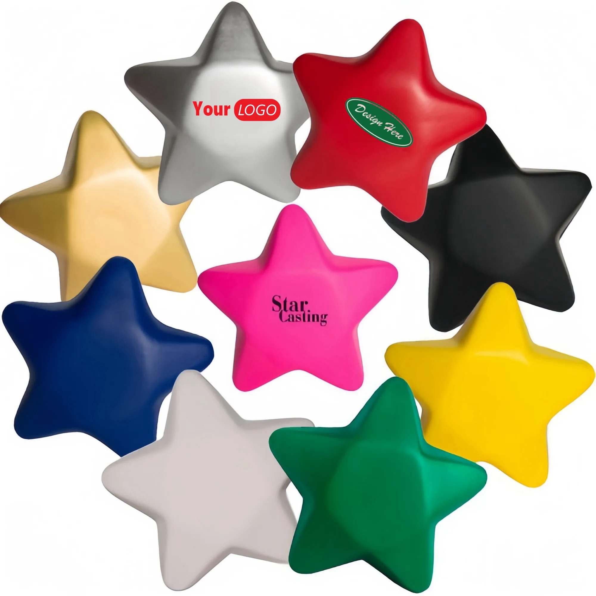 MOQ100 Star Squeezie Stress Reliever 2