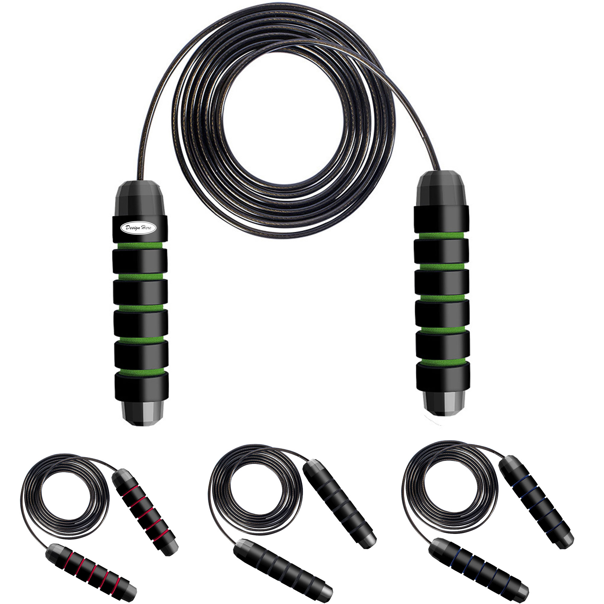 Tangle-Free Rapid Speed Jumping Rope Cable 1