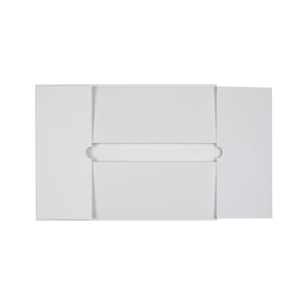 Large White Kraft Premium Vesta Gift Box w/ Matte Gravure Anti-Rub Varnish, custom paper bag with logo imprint 2