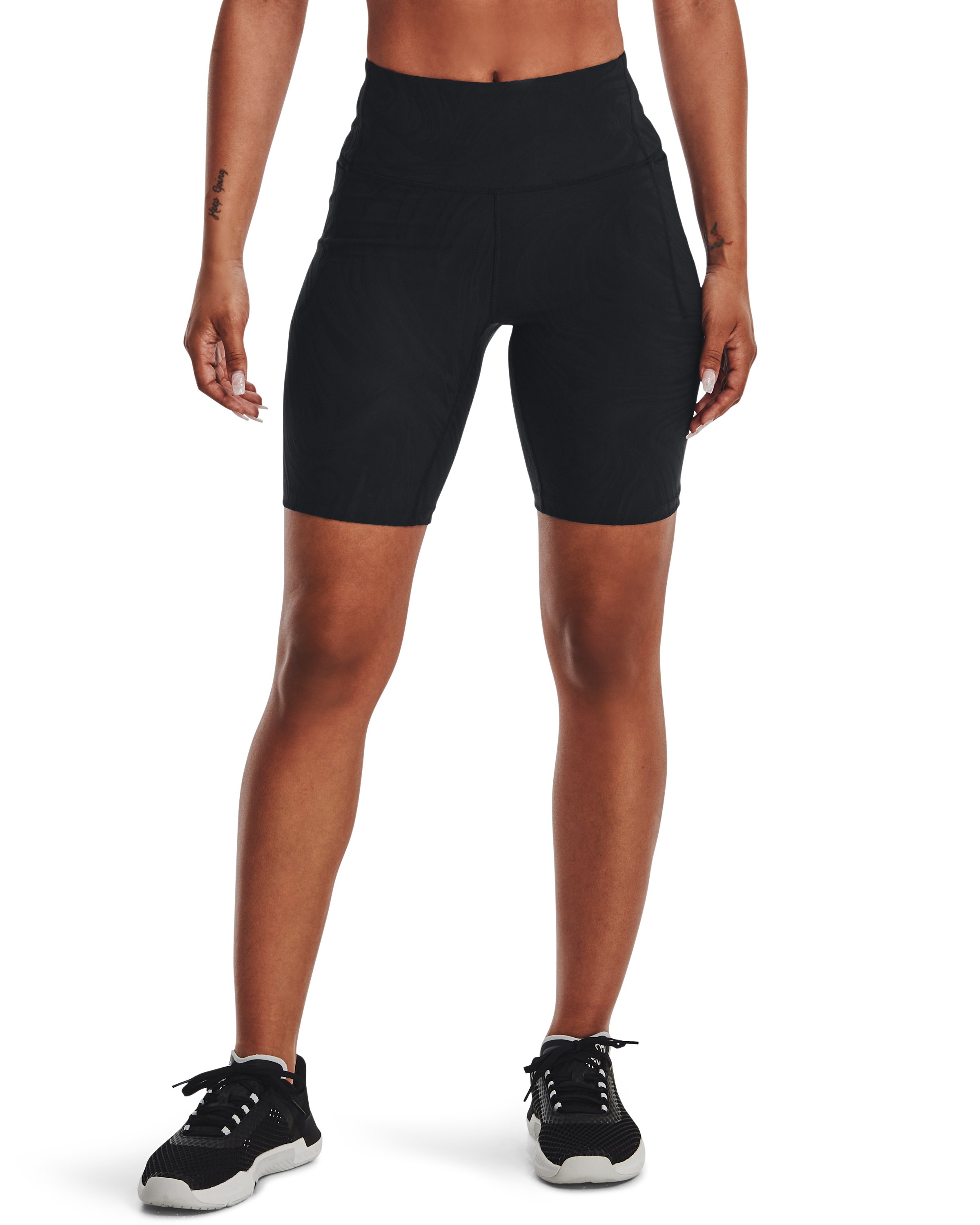 Women's UA Meridian Jacquard Bike Shorts 7