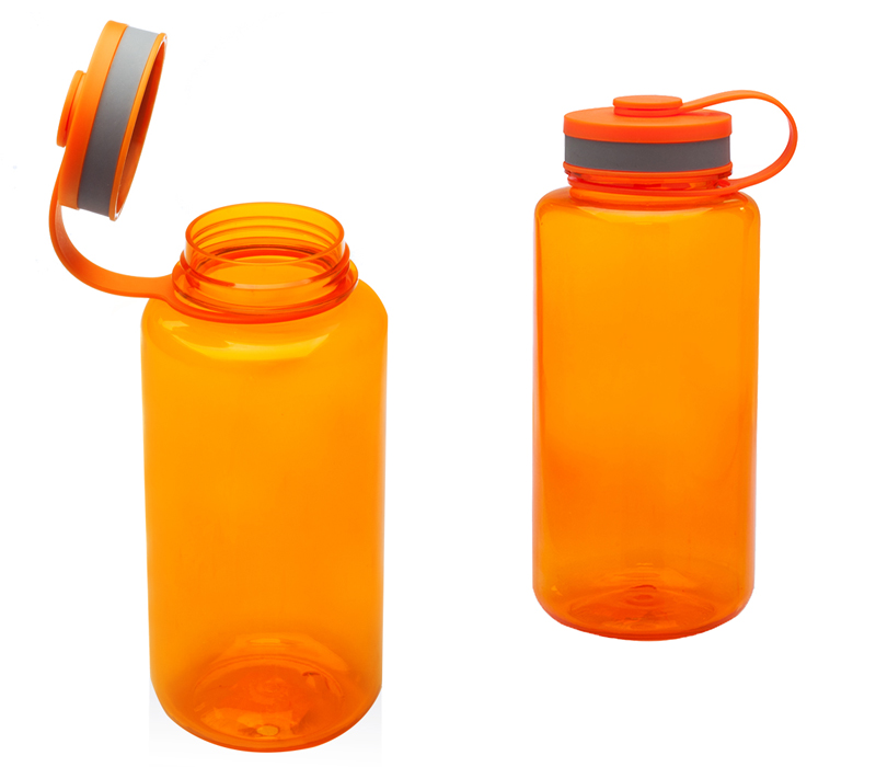Wide-Mouth Plastic Water Bottle, 38 oz. 1