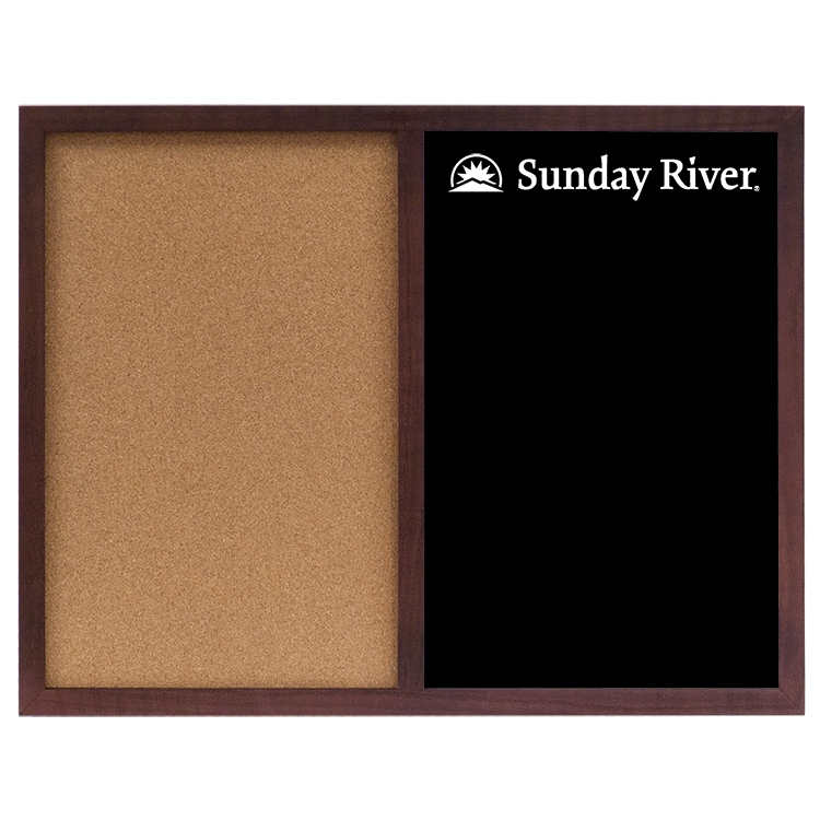 Oak Frame Combination Board 30" x 23"