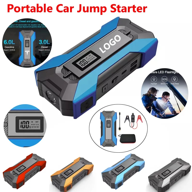 Portable 12V Car Jump Starter Emergency Power Supply 4