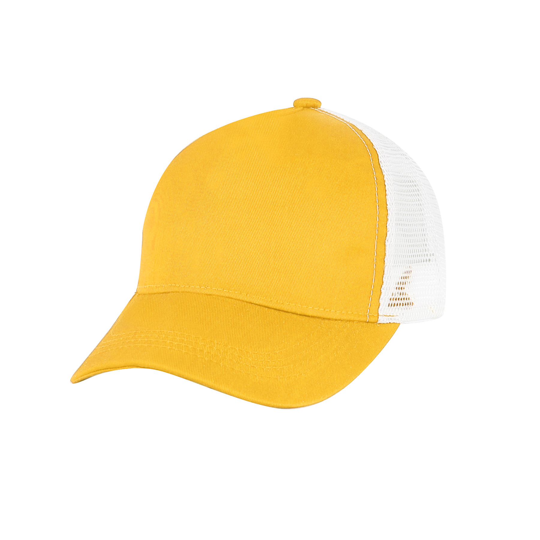 5 Panel Structured Trucker Cap W/Snapback 8