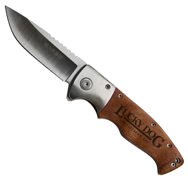 Flash - Wooden Swift Assist Pocket Knife 6