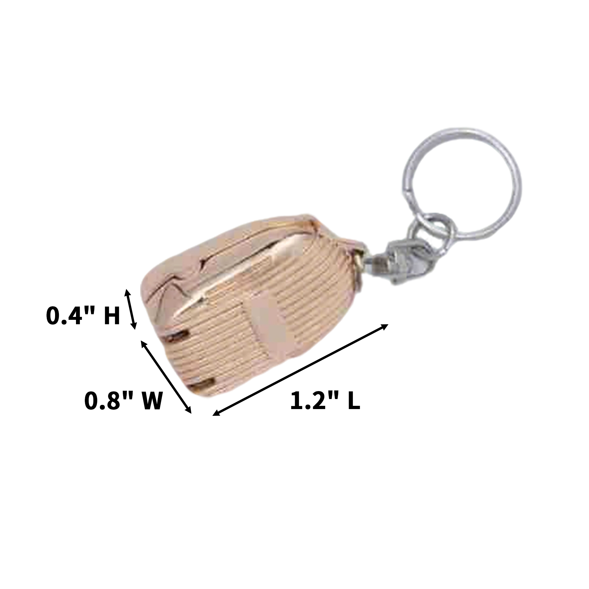 Luggage Shape Nail Clipper With Keychain Mini 1.2" 3
