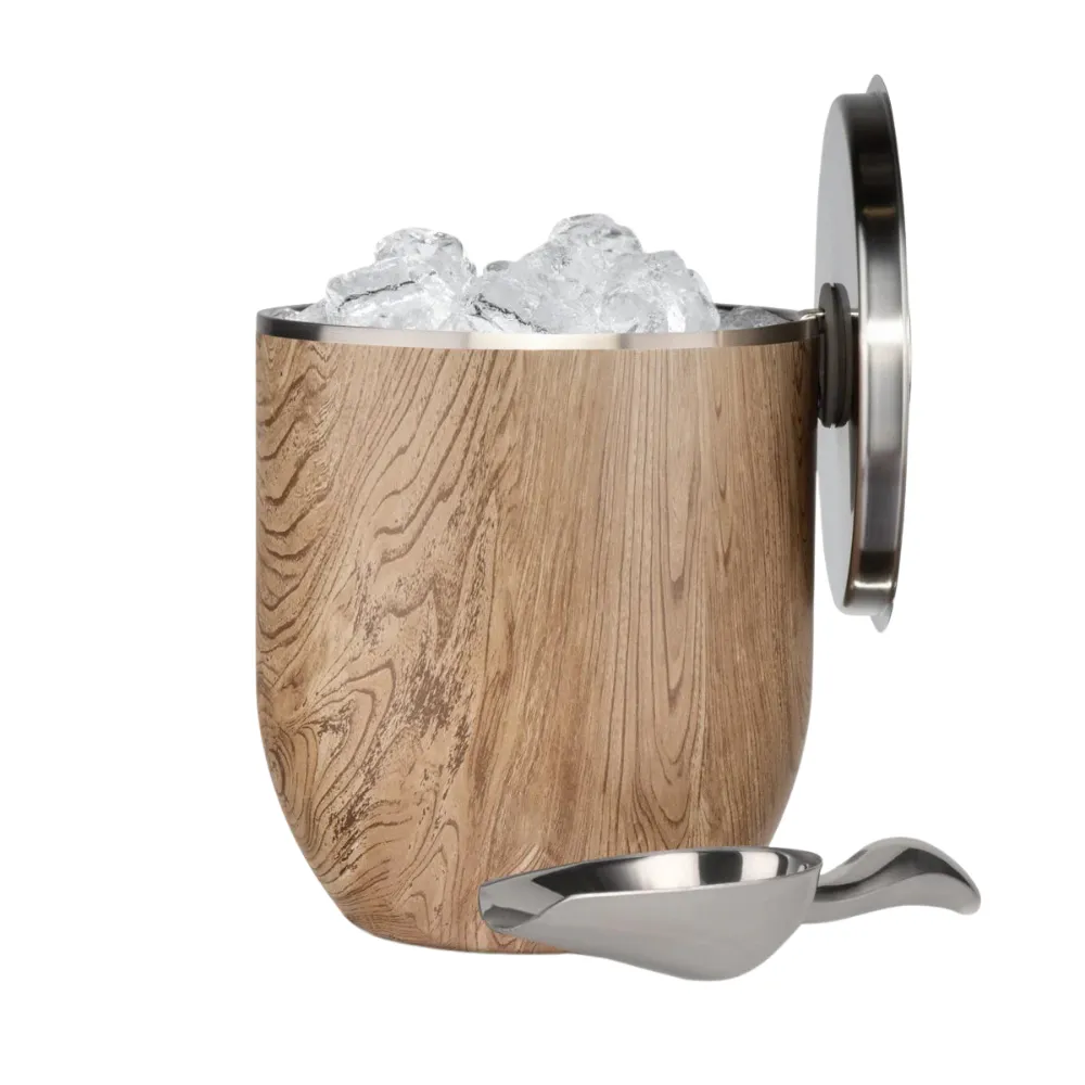 3L Snowfox Insulated Ice Bucket with Lid and Scoop 18