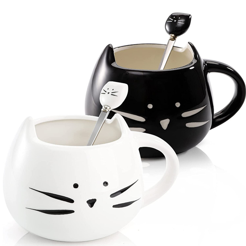 Ceramic Cat Coffee Mug 10
