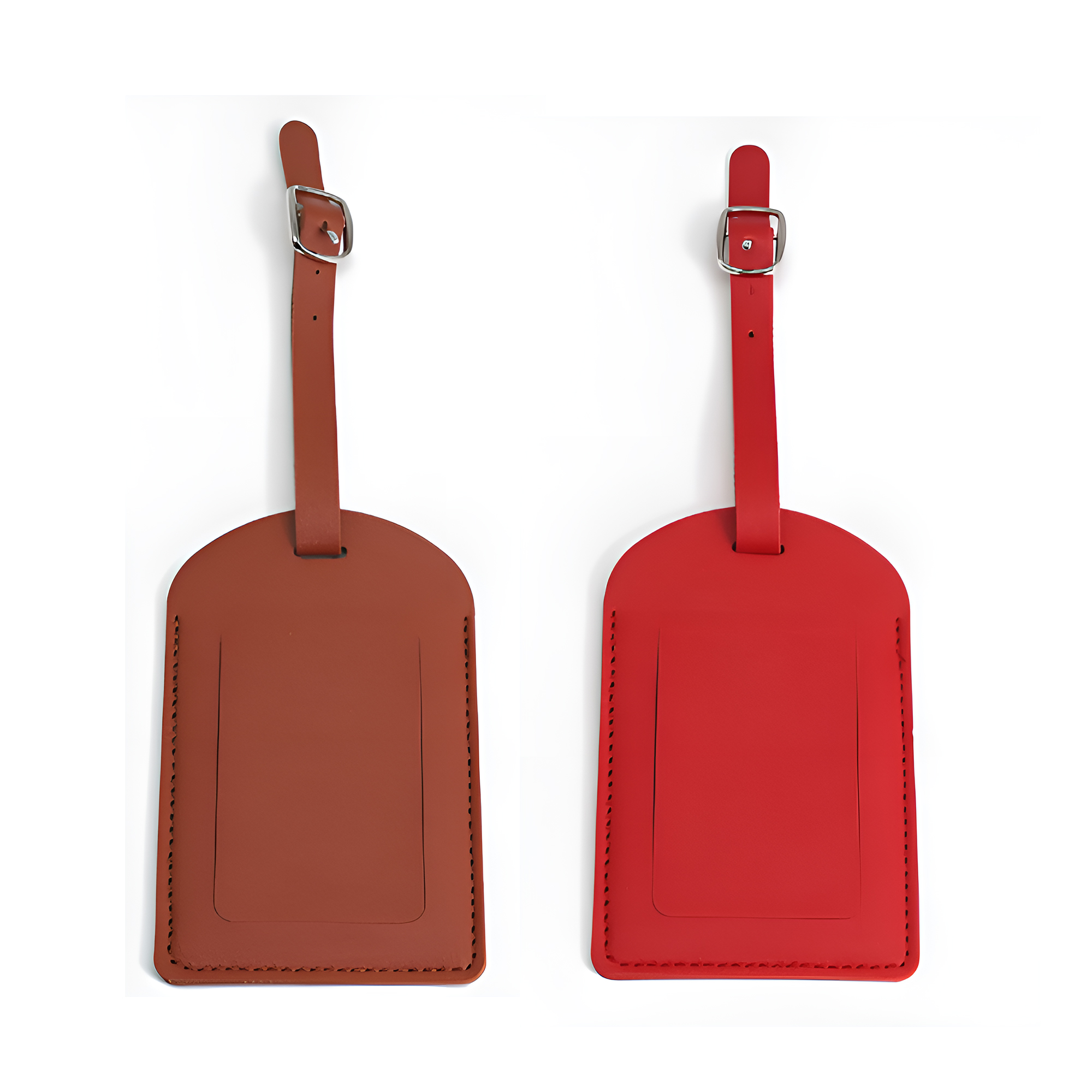 MOQ 50 PCS PU Durable Leather Luggage Name Tag 2