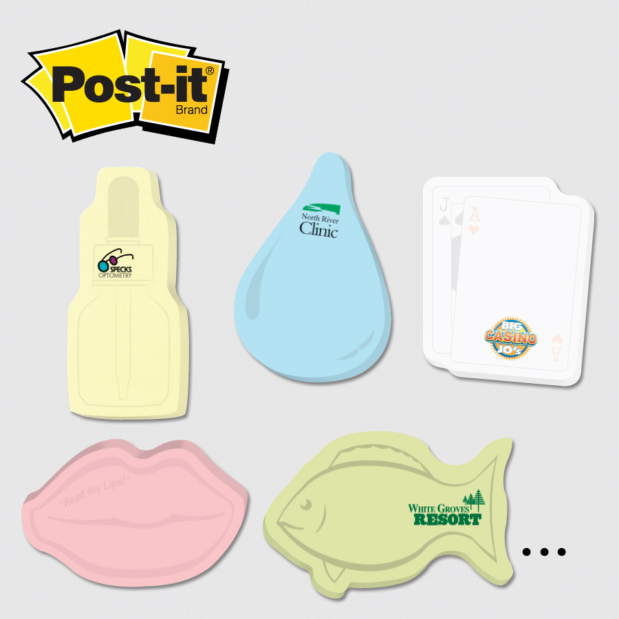 Post-it® Custom Printed Notes Shapes — X-Large - 1