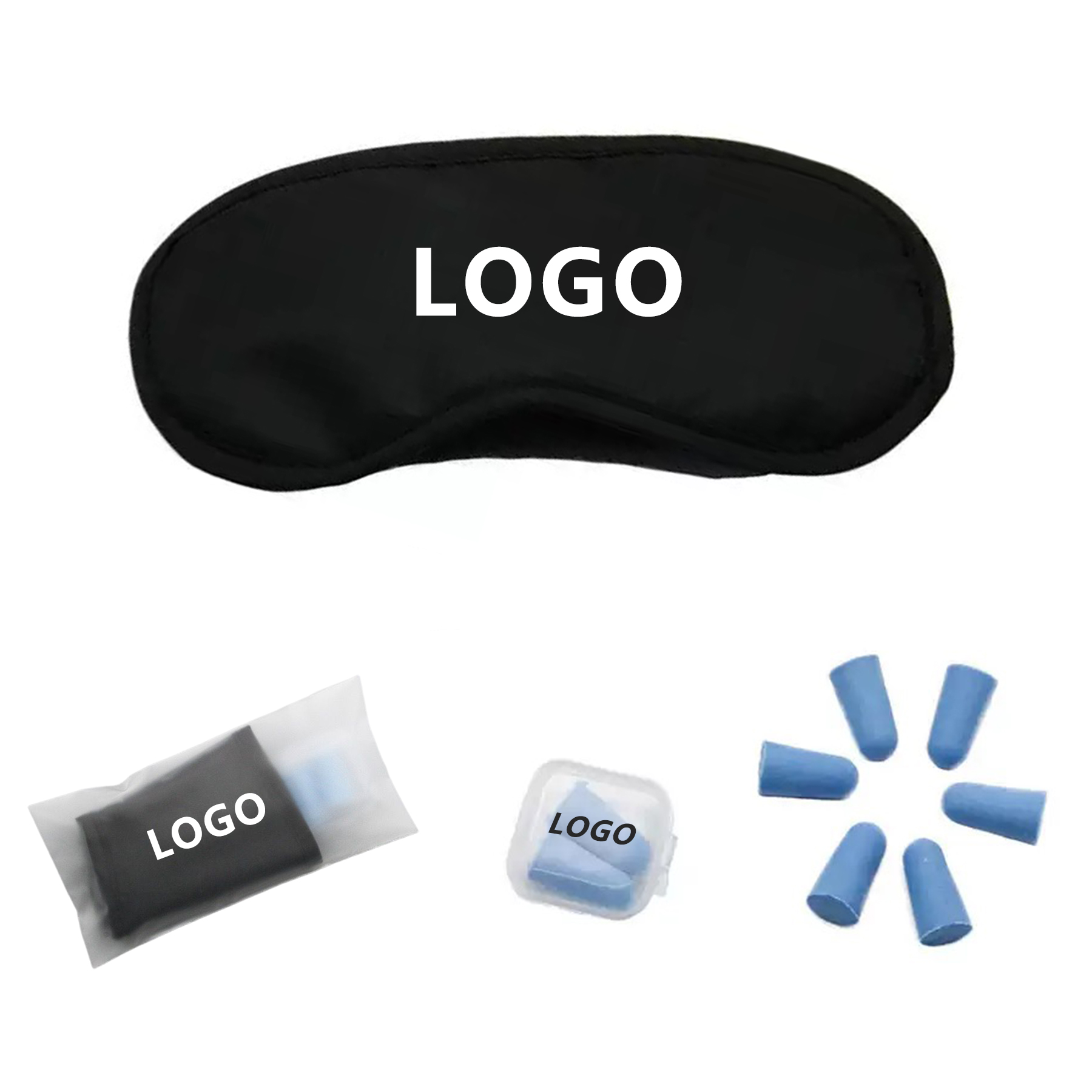 Disposable Eye Mask And Ear Plug Set 2