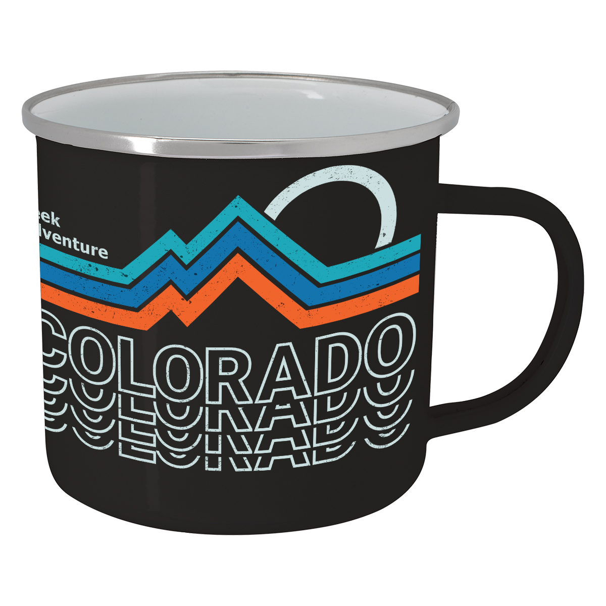 16 Oz. Full Color Steel Campfire Mug 10