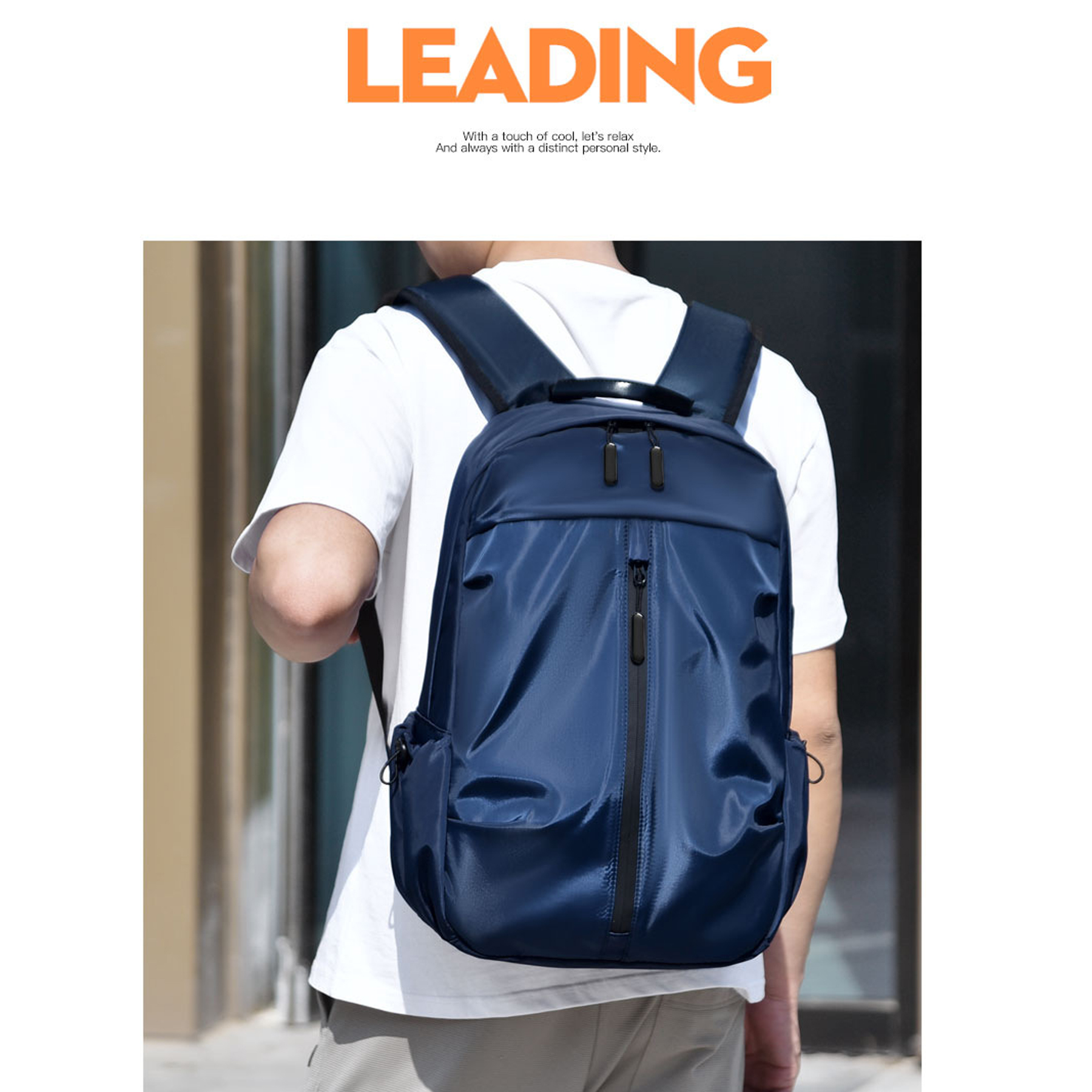Lightweight Nylon Hiking Travel Backpack 4