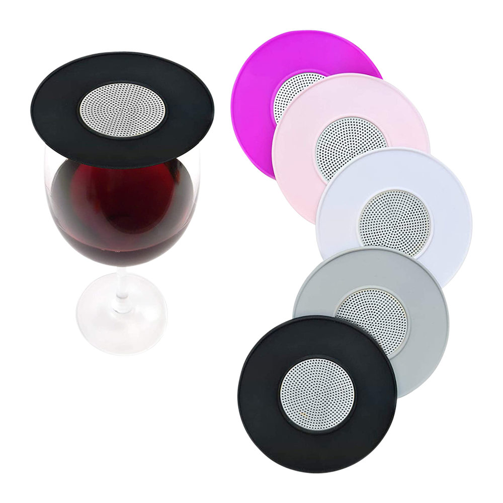 Ventilated Silicone Wine Glass Covers 4