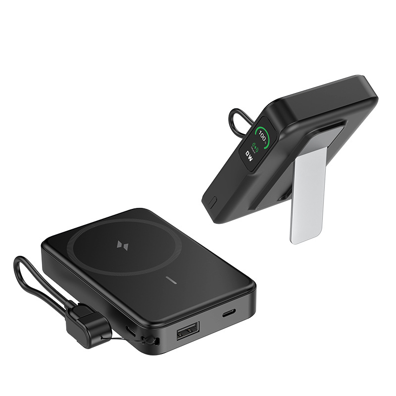 10000mAh 15W Magnetic Wireless Power Bank W/ Stand 2