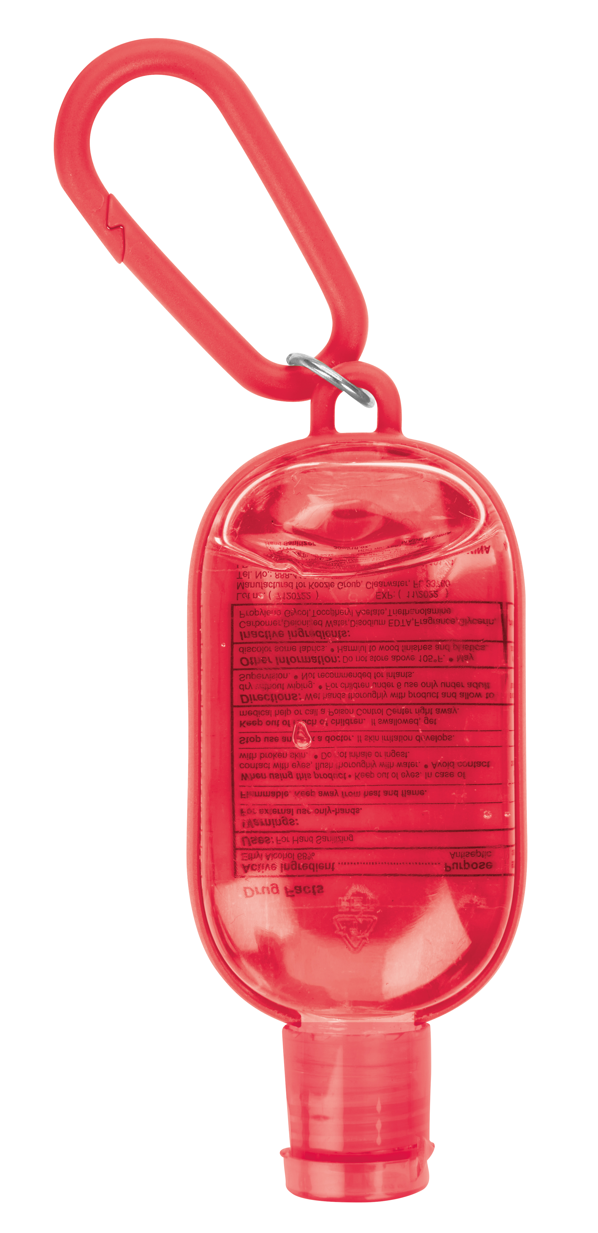 1 oz. Hand Sanitizer with Colorful Case and Carabiner 39