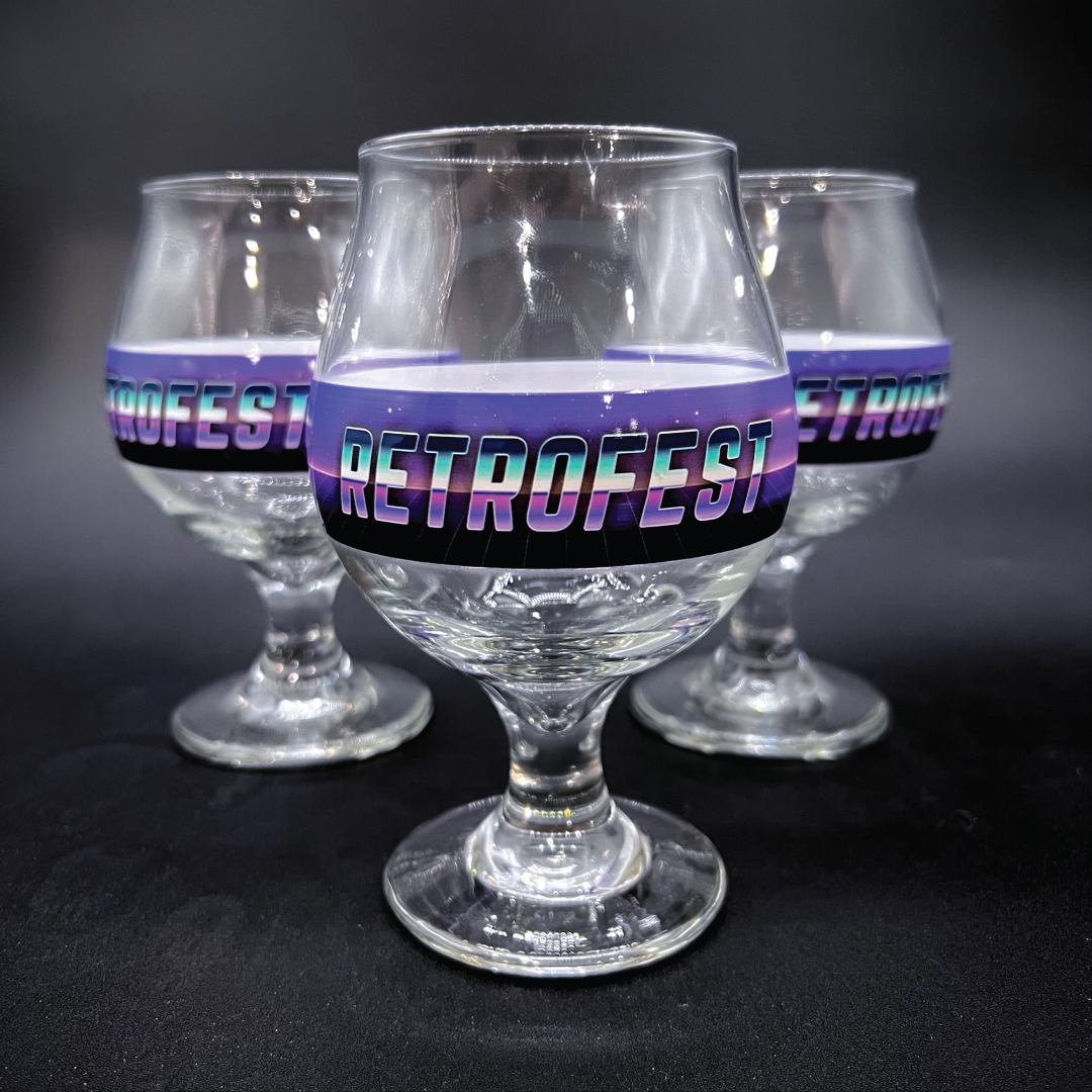 16 oz Belgian Tulip Beer Glass Digital Full Color Printed