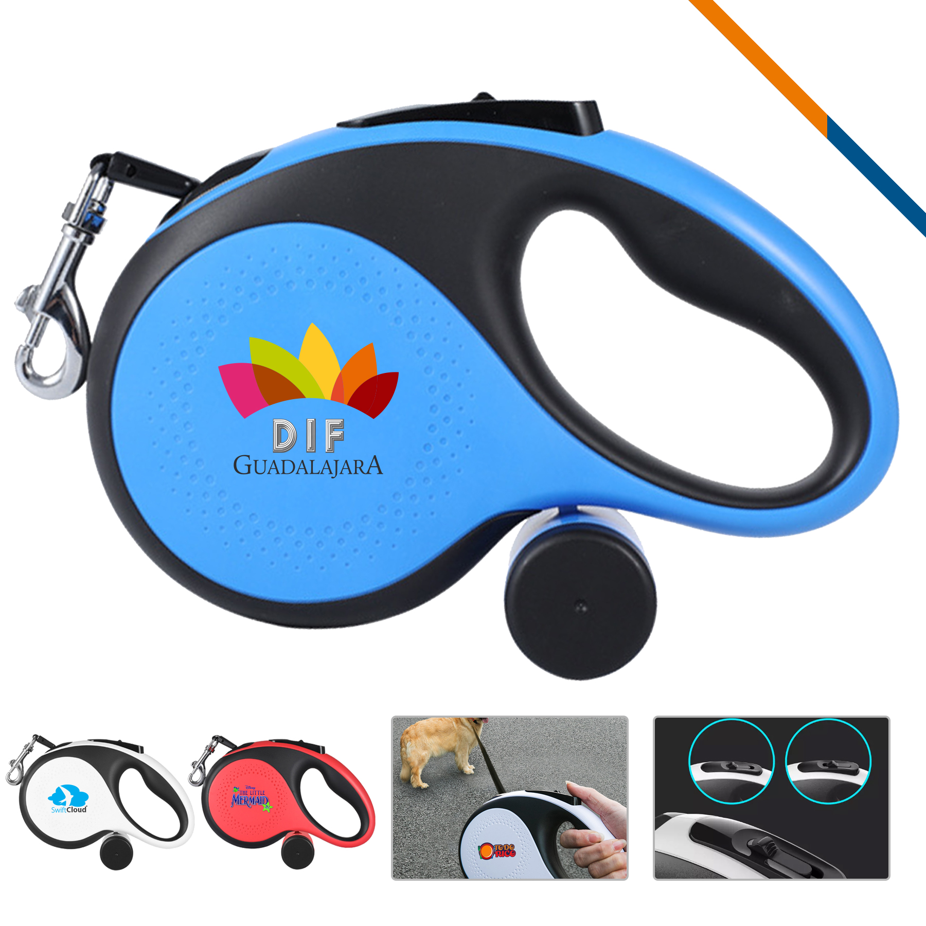 Ranzee Retractable Dog Leash 1