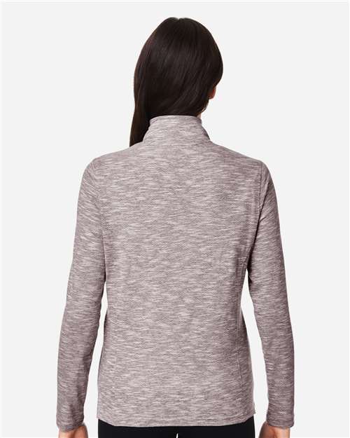 Women's Eclipse Jacquard Quarter-Zip Pullover - NE415W 21