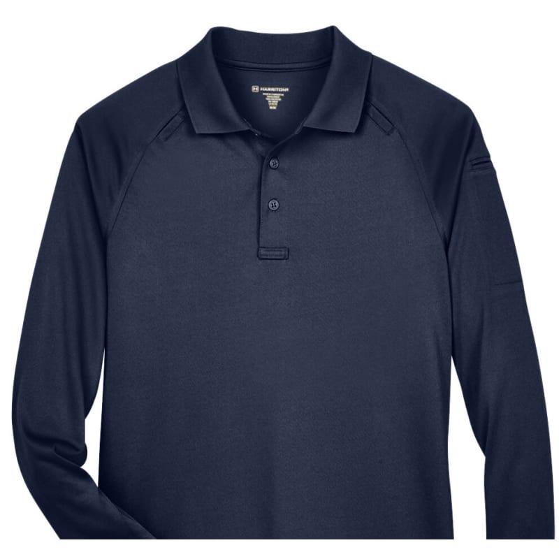 Harriton Men's Advantage Snag Protection Plus Long-Sleeve Tactical Polo 38