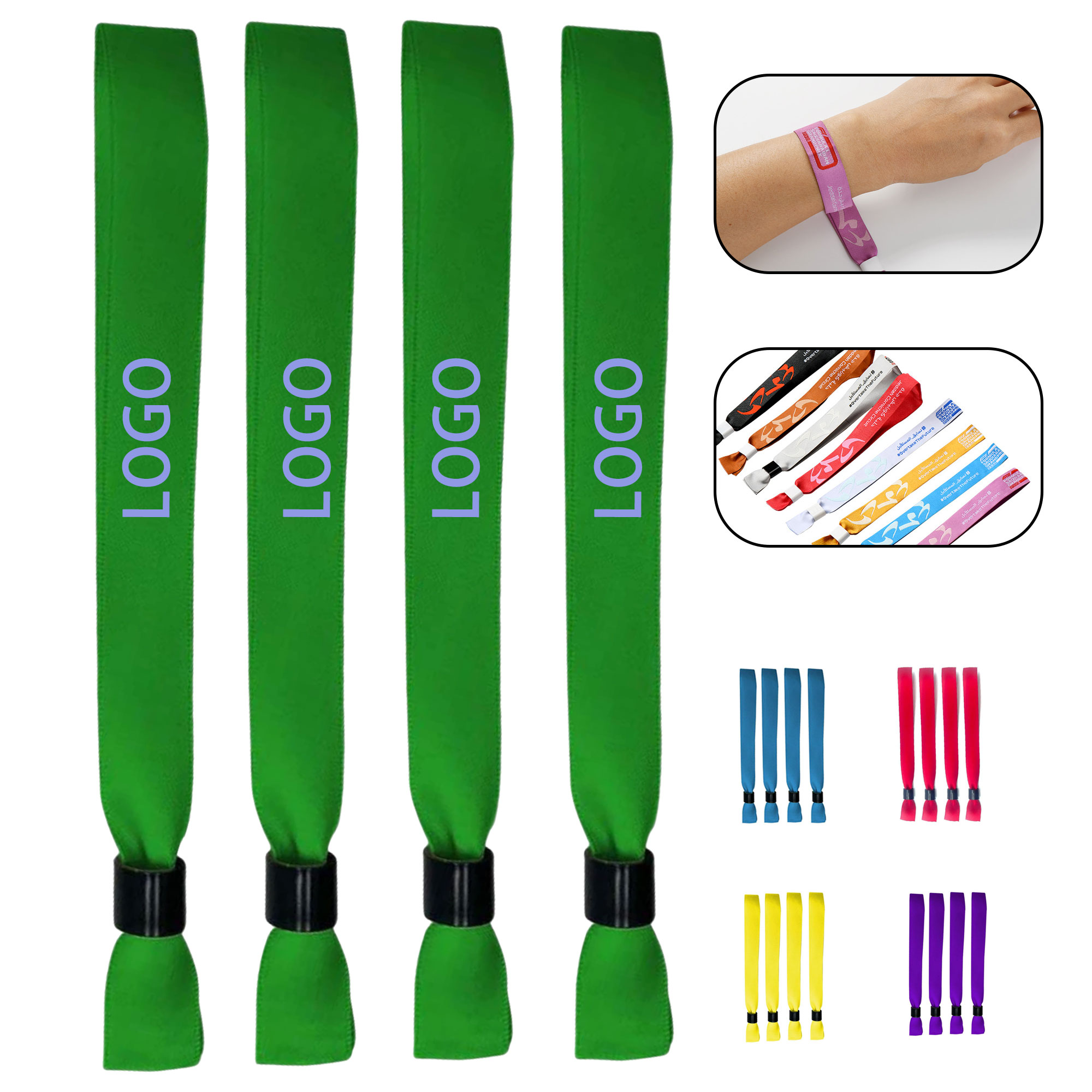 Full Color Dye Sublimated Adjustable Wristband 2