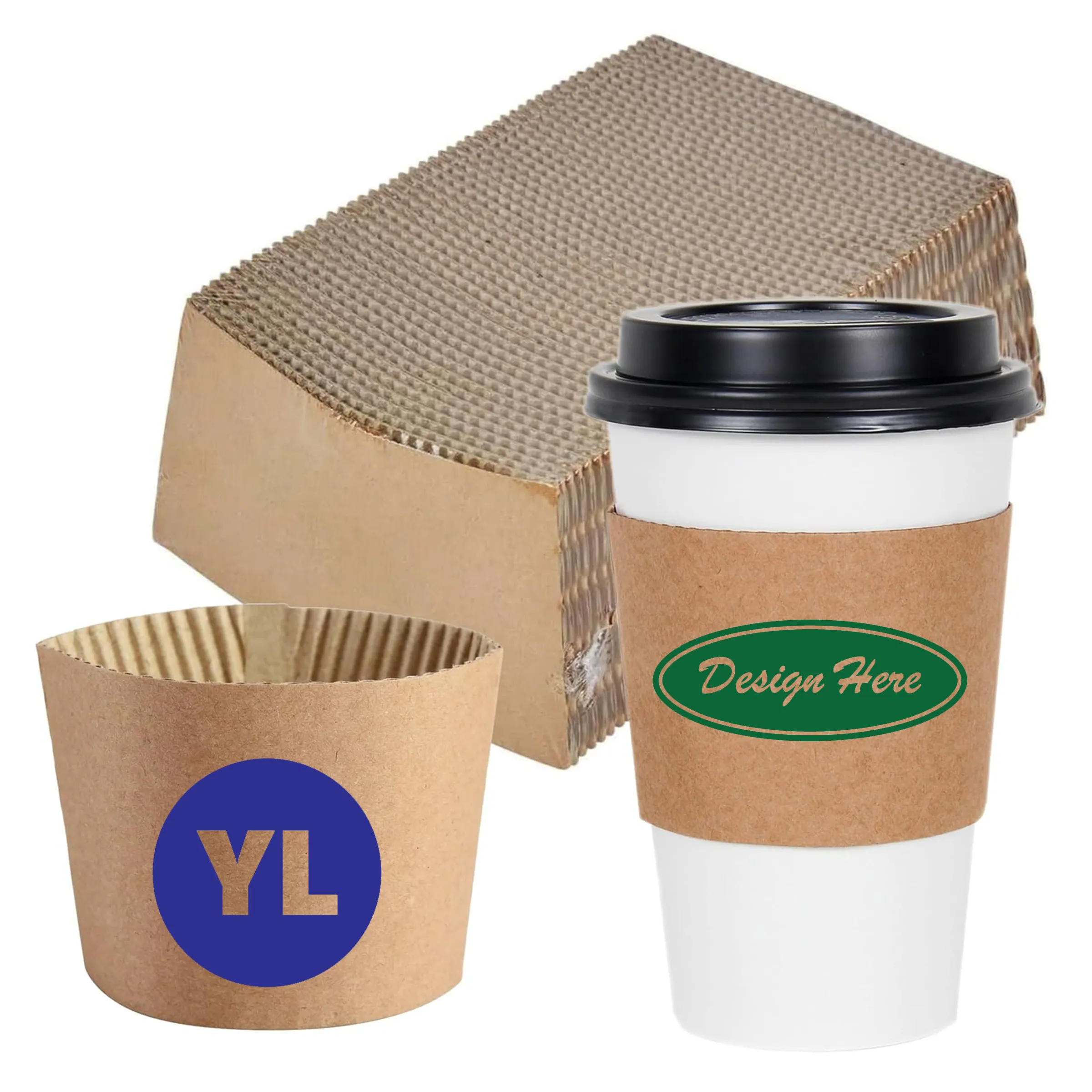 Kraft Paper Hot Cup Sleeve