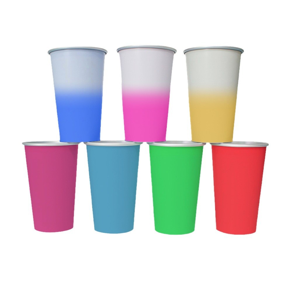 16 Oz. Reusable Aluminum Mood Drinking Cup 2
