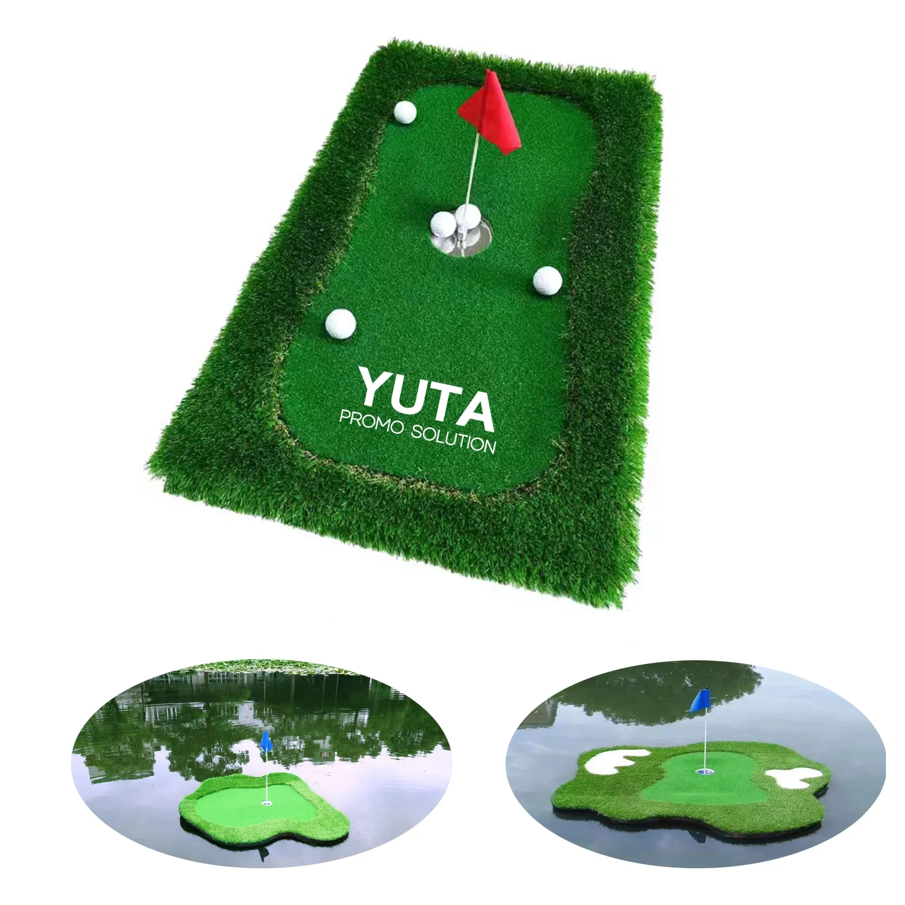 Floating Golf Putting Mats 1
