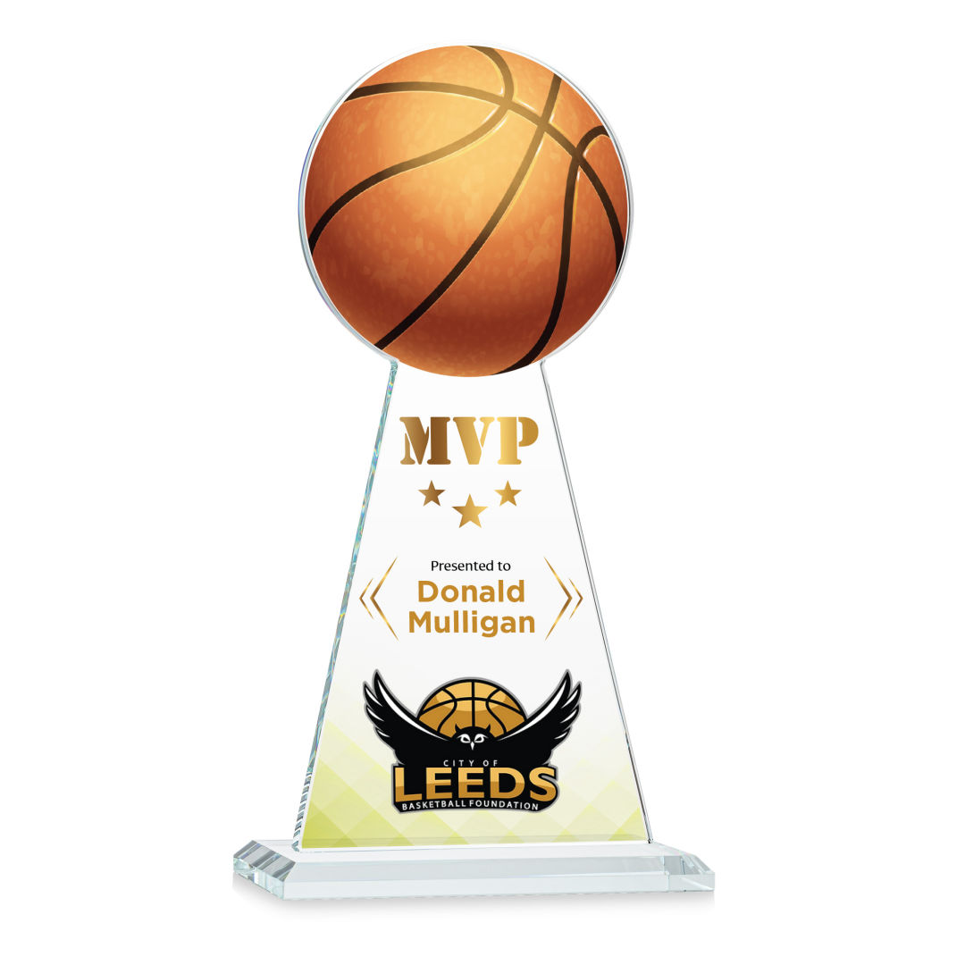 Edenwood Basketball VividPrint™ Award - Clear 5