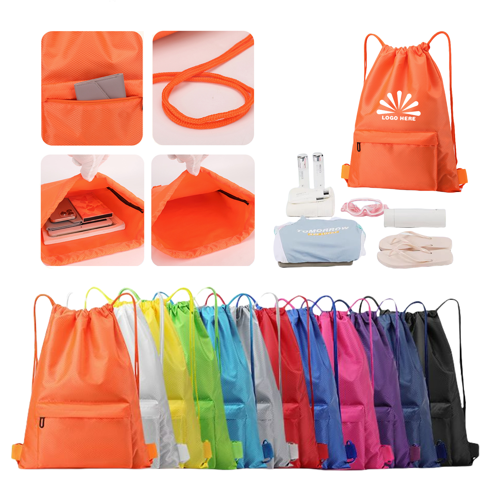 Oxford Drawstring Gym Bag MOQ10 8