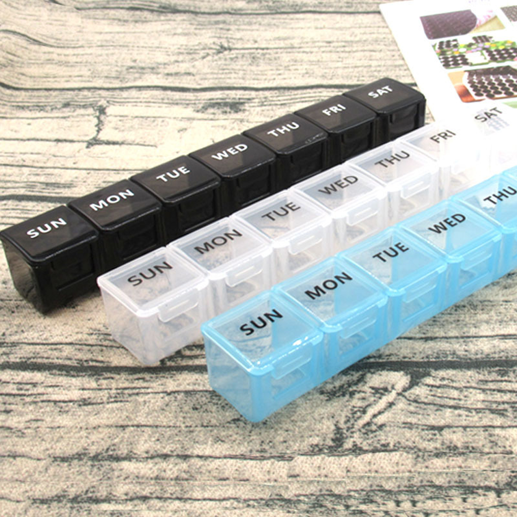 Weekly 7-Day Pill Organizer